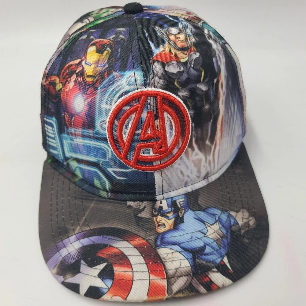 Youth Avengers Hat Snapback Marvel Comics Captain America Iron Man Thor‎ Hulk